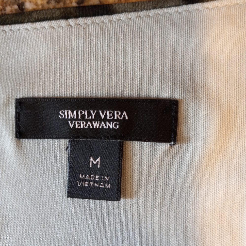 NWOT Simply Vera Vera Wang Camouflage Dress - Picture 4 of 8